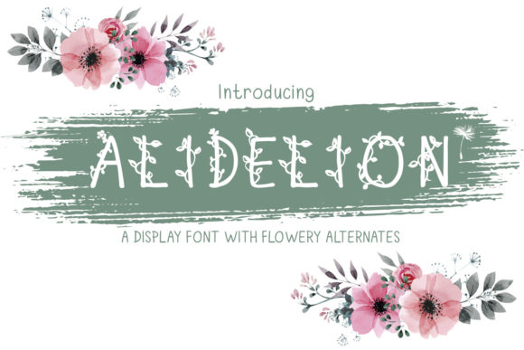 Alidelion Font: A Display Typeface for Editorial Elegance