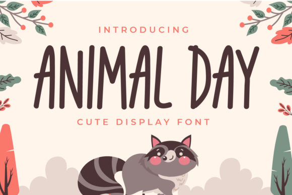 Animal Day Font: A Versatile Display Typeface for Digital Design