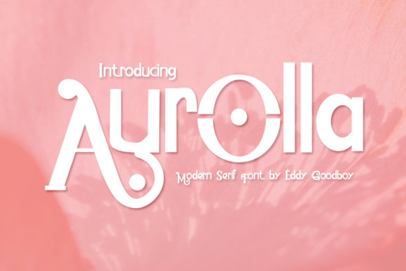 Aurolla: The Cool Display Font for Distinct Brand Identity