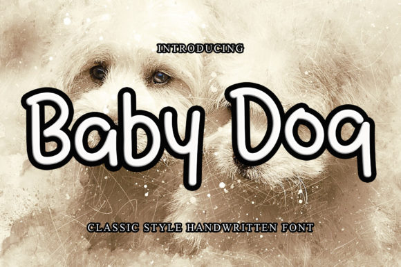 Baby Dog Display Font for Playful Web Design