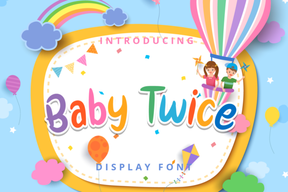 Baby Twice Font for Playful Branding and Creative Projects