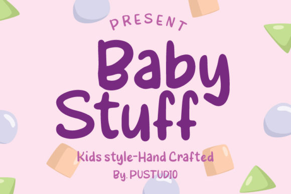BabyStuff Display Font for Editorial Design