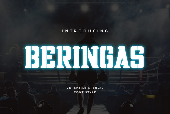 Beringas Display Font for Creative Branding and Design Projects