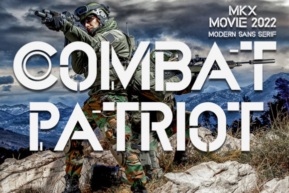 Combat Patriot Typeface Review for Bold Campaign Design