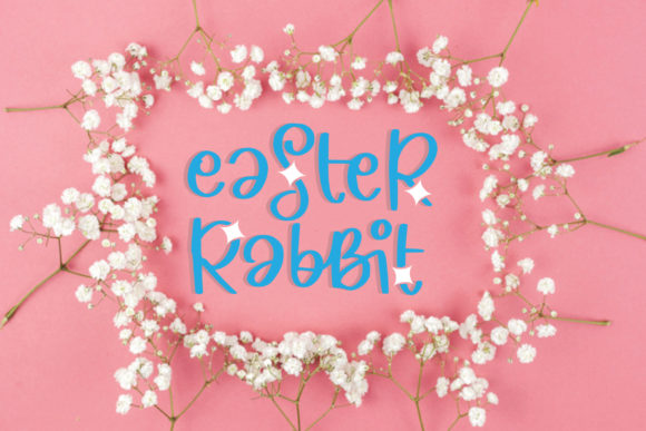 Easter Rabbit Display Font for Digital Branding and Web Design