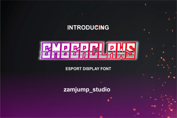 Emberclaws Font: A Futuristic Typeface for Editorial Design