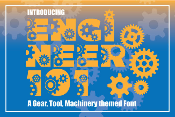 Engineer Font for Memorable Branding and Display Design