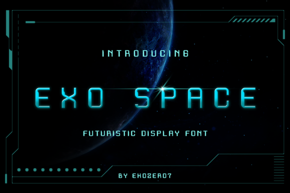 Exo Space: The Futuristic Display Font for Bold Branding