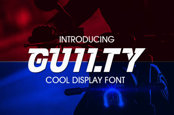 Guilty: A Modern Display Font for Polished Branding