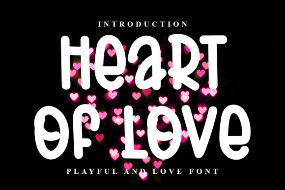 Heart of Love Typeface: Elevate Your Small Business Brand Identity