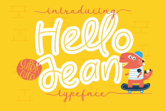 Hello Jean Display Font for Modern Web Design