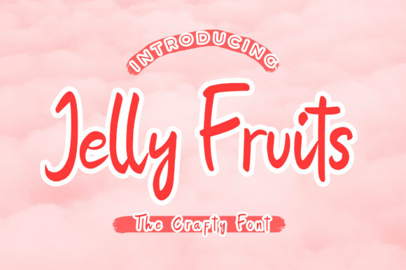 Jelly Fruits Typeface for Handmade Labels and Invitations