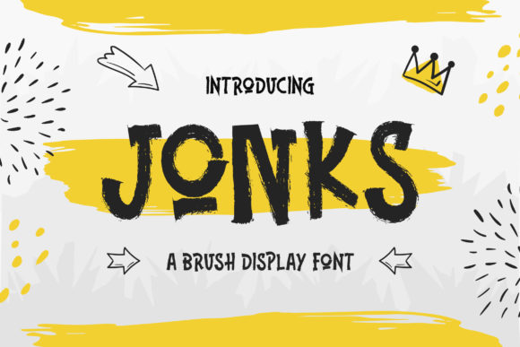 Jonks Font Review: A Bold Display Typeface for Creative Branding