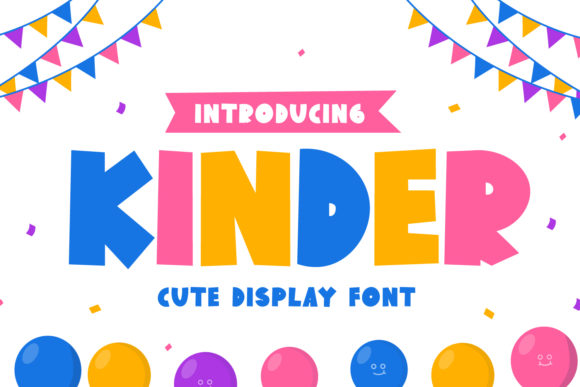 Kinder Font for Playful Web Design and Branding