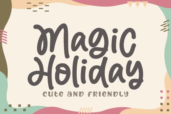 Magic Holiday Font Brings Whimsy to Branding Projects