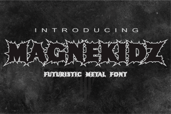 Magnekidz Display Font for Spooky and Daring Campaigns