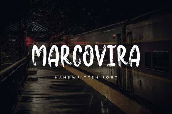 Marcovira Display Font for Editorial Design Projects