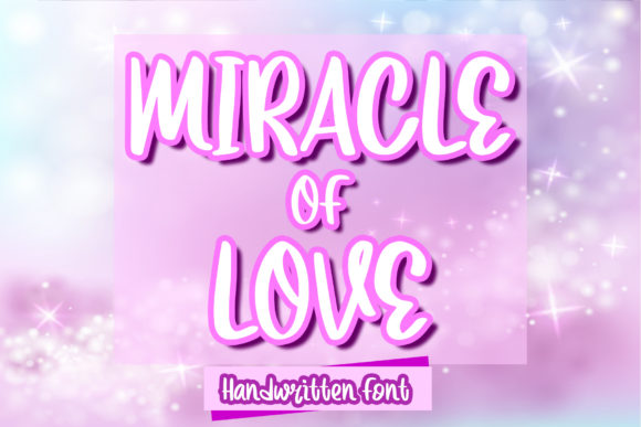 Miracle of Love Display Font Review for Editorial Design
