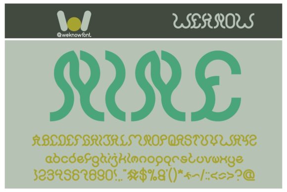 Nine Display Font for Editorial Design