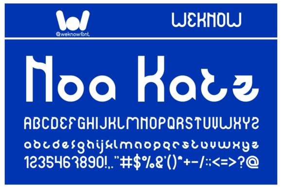 Noa Katz Display Font for Bold Branding and Creative Campaigns