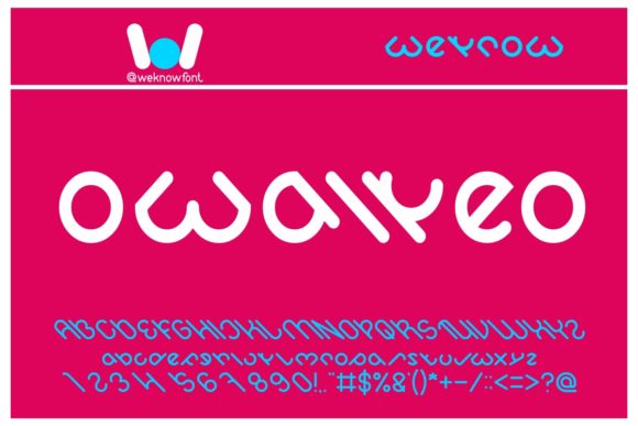Owaikeo: A Modern Display Font for Digital Designers