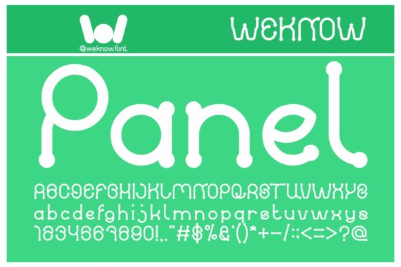 Panel Font: A Cute, Friendly Typeface for Your Brand