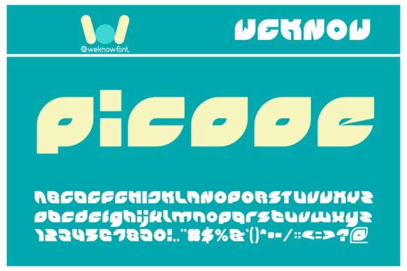 Picaae Display Font for Editorial Design