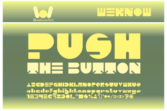 Push the Button Typeface Review for Bold Branding