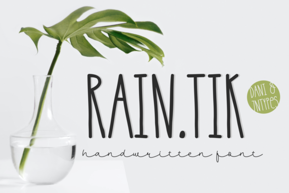 Raintik Font: A Quirky Display Typeface for Memorable Branding