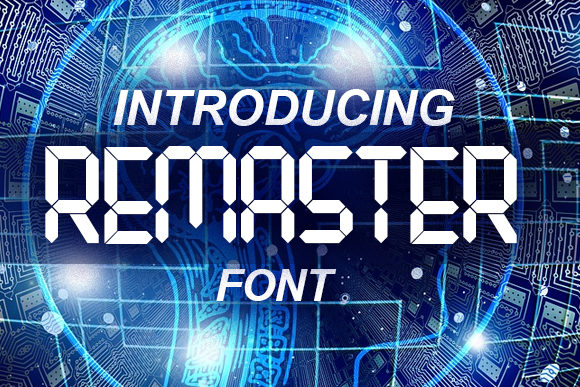 Remaster Display Typeface for Modern Editorial Design