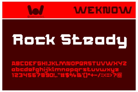 Rocksteady Display Font for Modern Web Design