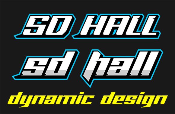 Sd Hall Font for Modern Branding and Creative Projects