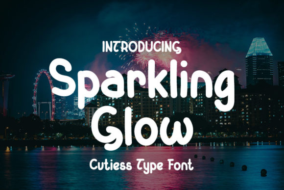 Sparkling Glow Typeface: Elevating Handmade Brand Identity