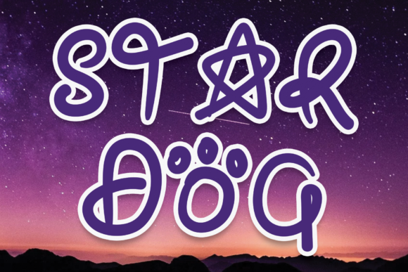 Star Dog Font: A Playful Display Typeface for Creative Makers