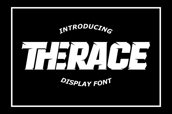 Therace Display Font for Bold Web Typography