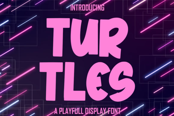 Turtles Font: A Bold Display Typeface for Business Branding