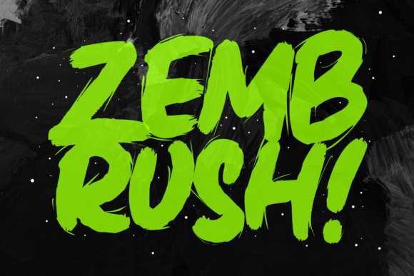 Zembrush Display Font for Small Business Branding